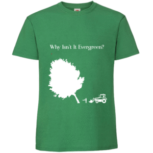 Green Shadow And Lace Evergreen T-Shirt