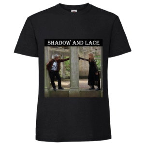 Black Shadow And Lace Photo T-Shirt